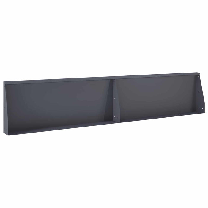 Zid de sprijin 8 buc. 300 x 100 x 50 cm Oțel Antracit WALTI