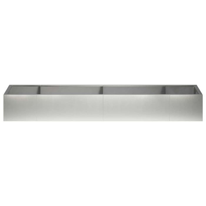 Zid de sprijin 8 buc. 300 x 100 x 50 cm Oţel inoxidabil WALTI