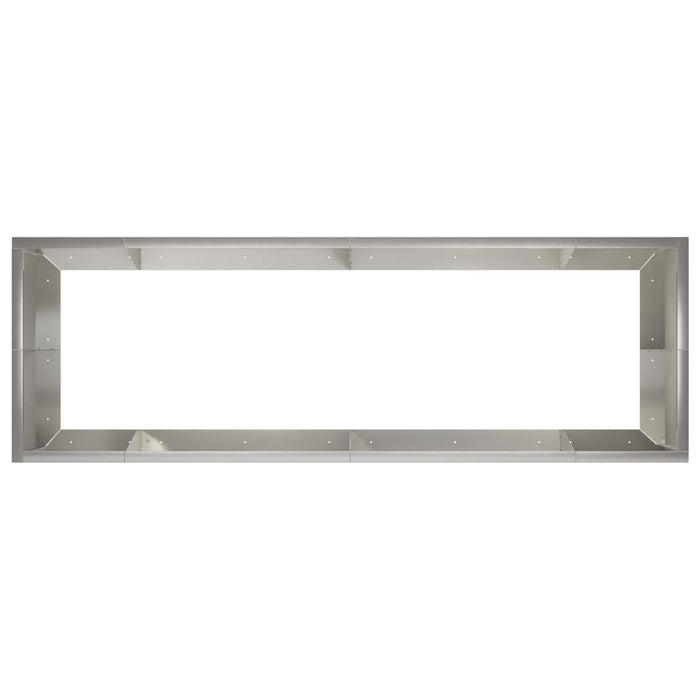 Zid de sprijin 8 buc. 300 x 100 x 50 cm Oţel inoxidabil WALTI