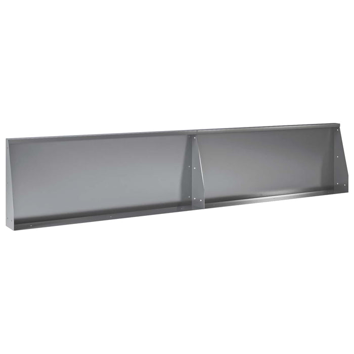 Zid de sprijin 8 buc. 300 x 100 x 50 cm Oțel Galvanizat WALTI