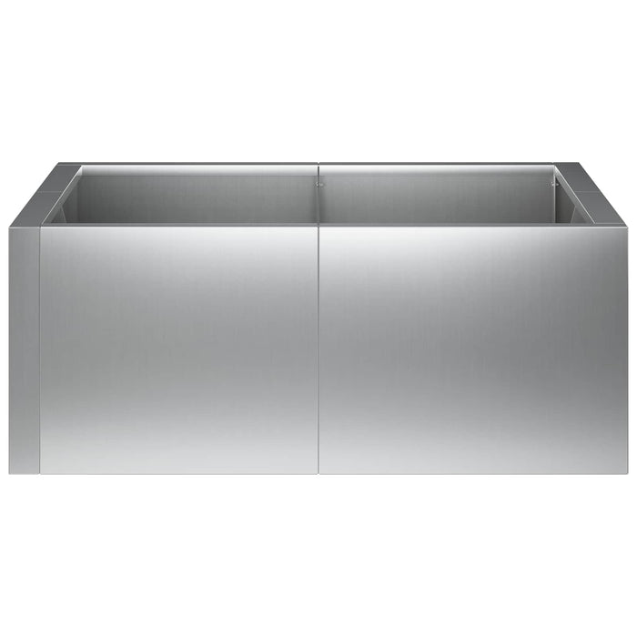 Zid de sprijin 8 buc. 300 x 100 x 50 cm Oțel Galvanizat WALTI