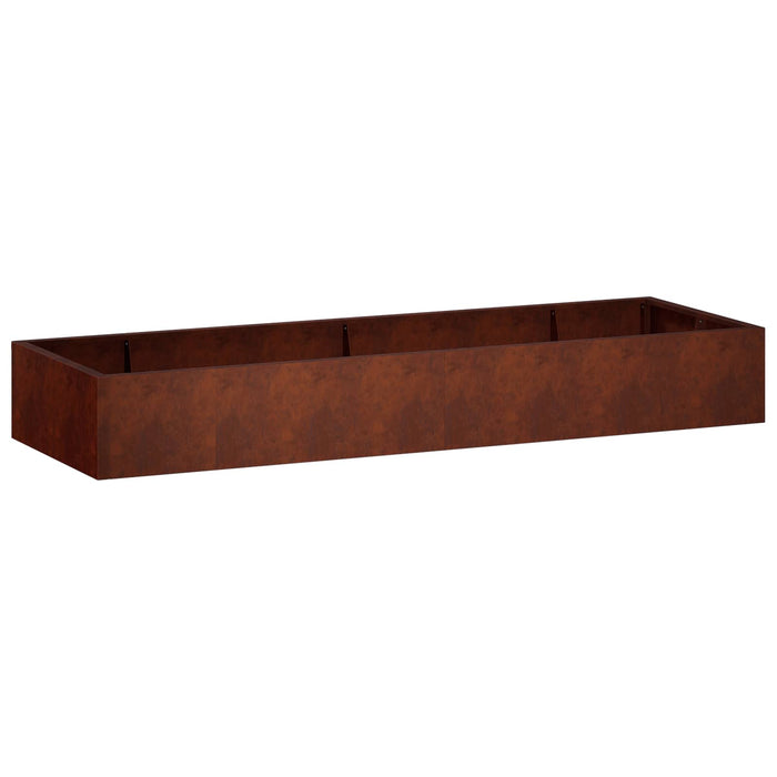 Zid de sprijin 8 buc. 300 x 100 x 50 cm Ruginit WALTI