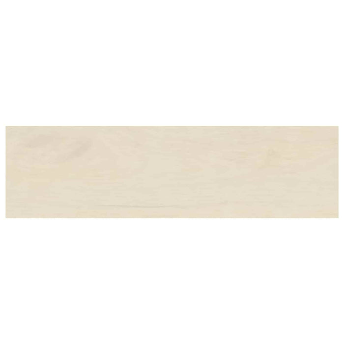 Trepte 2 buc. 100 x 25 x 2 cm Alb Lemn de stejar masiv WALTI