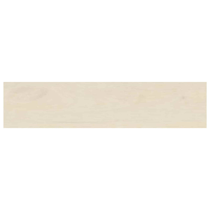 Trepte 2 buc. 110 x 25 x 2 cm Alb Lemn de stejar masiv WALTI