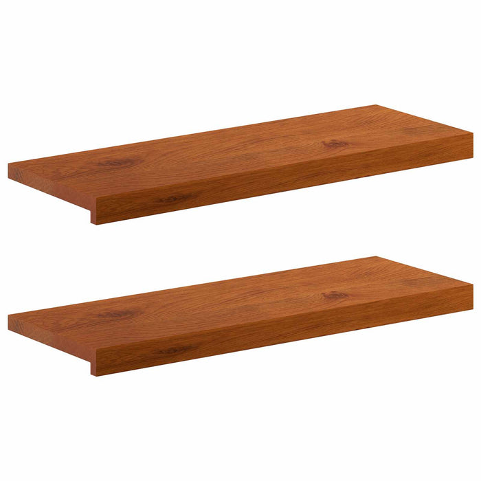 Trepte 2 buc. 80 x 30 x 2 cm Maro Lemn de stejar masiv WALTI
