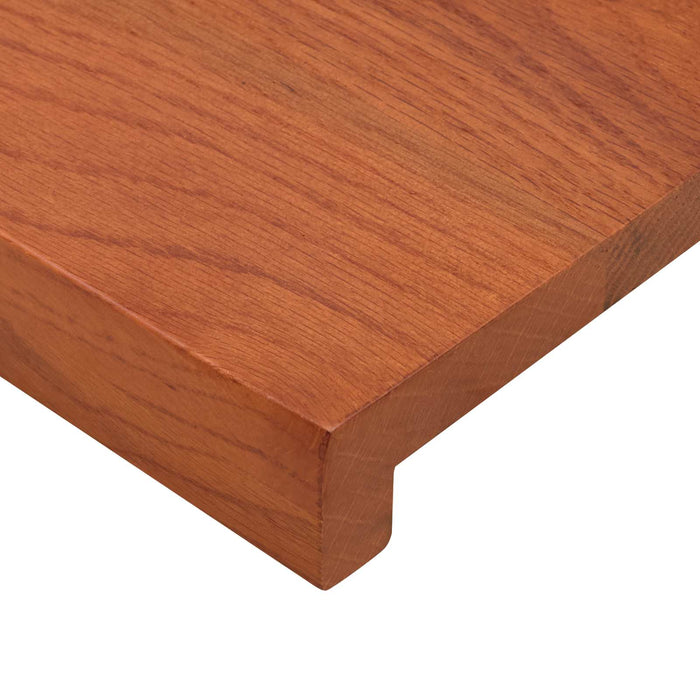 Trepte 2 buc. 120 x 30 x 2 cm Maro Lemn de stejar masiv WALTI