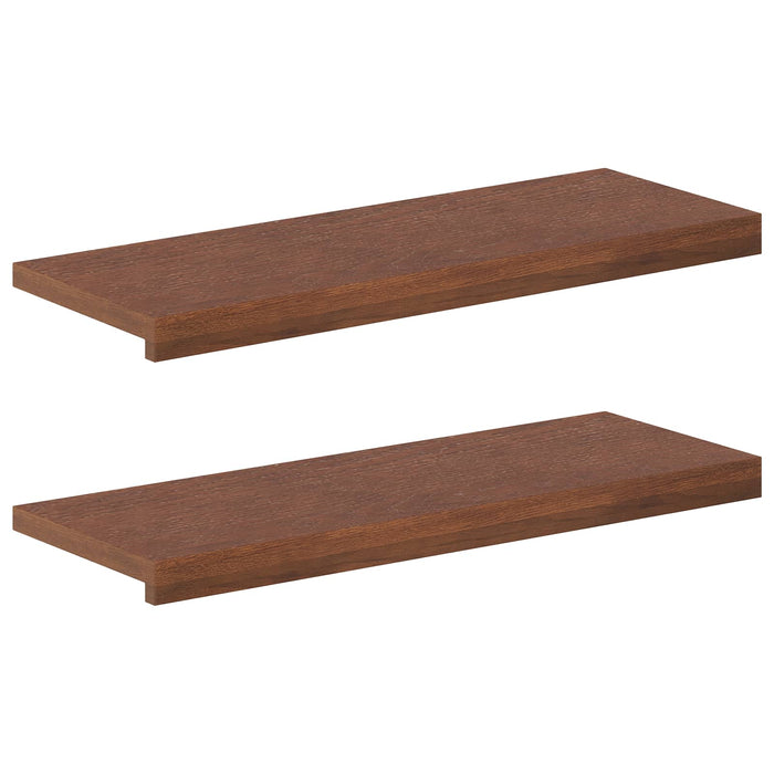 Trepte 2 buc. 70 x 25 x 2 cm Maro închis Lemn de stejar masiv WALTI