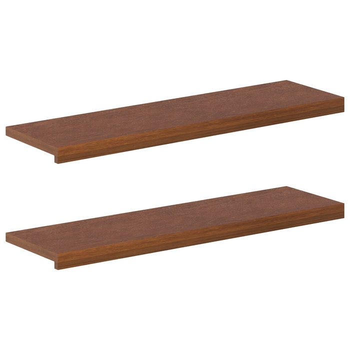 Trepte 2 buc. 90 x 25 x 2 cm Maro închis Lemn de stejar masiv WALTI