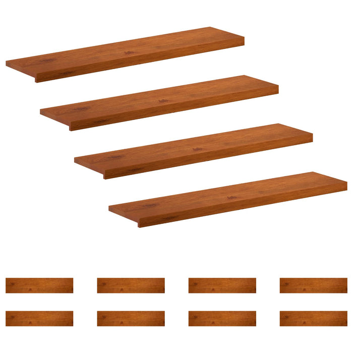 Trepte 12 buc. 120 x 25 x 2 cm Maro Lemn de stejar masiv WALTI