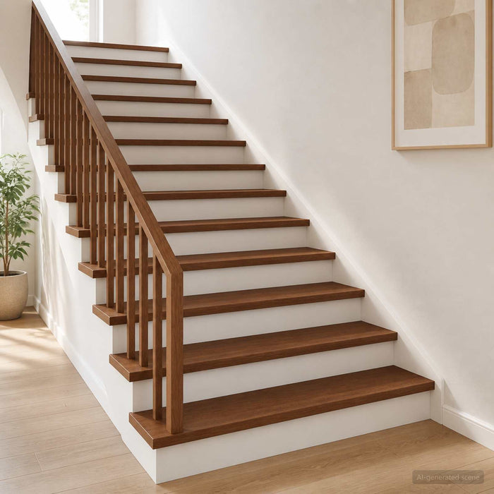 Trepte 12 buc. 120 x 30 x 2 cm Maro închis Lemn de stejar masiv WALTI