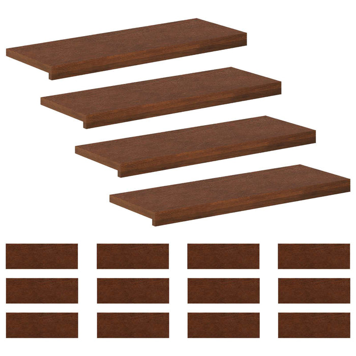 Trepte 16 buc. 70 x 25 x 2 cm Maro închis Lemn de stejar masiv WALTI