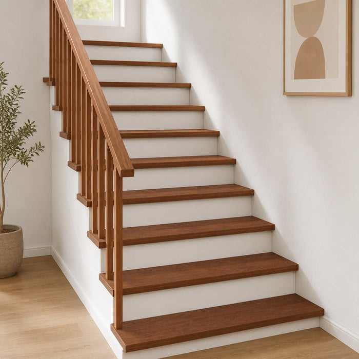 Trepte 16 buc. 120 x 30 x 2 cm Maro închis Lemn de stejar masiv WALTI
