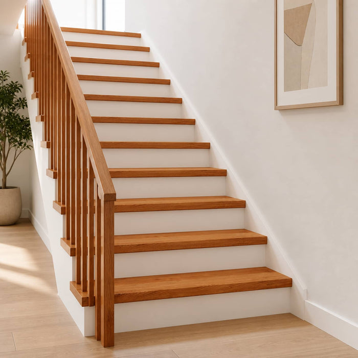 Trepte 20 buc. 120 x 25 x 2 cm Maro Lemn de stejar masiv WALTI