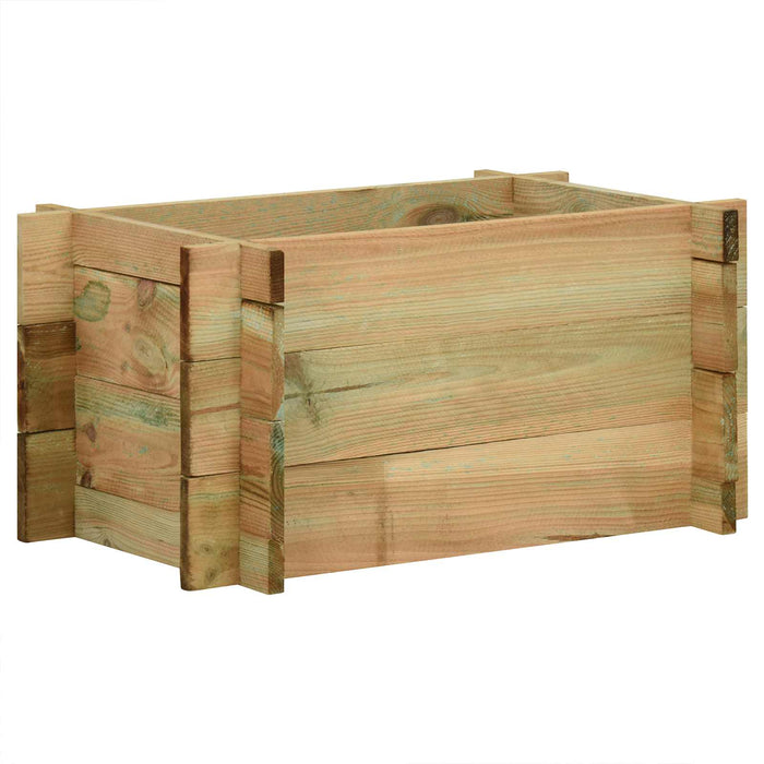 Grădină ridicată pentru legume Verde 80 x 80 x 32 cm WALTI