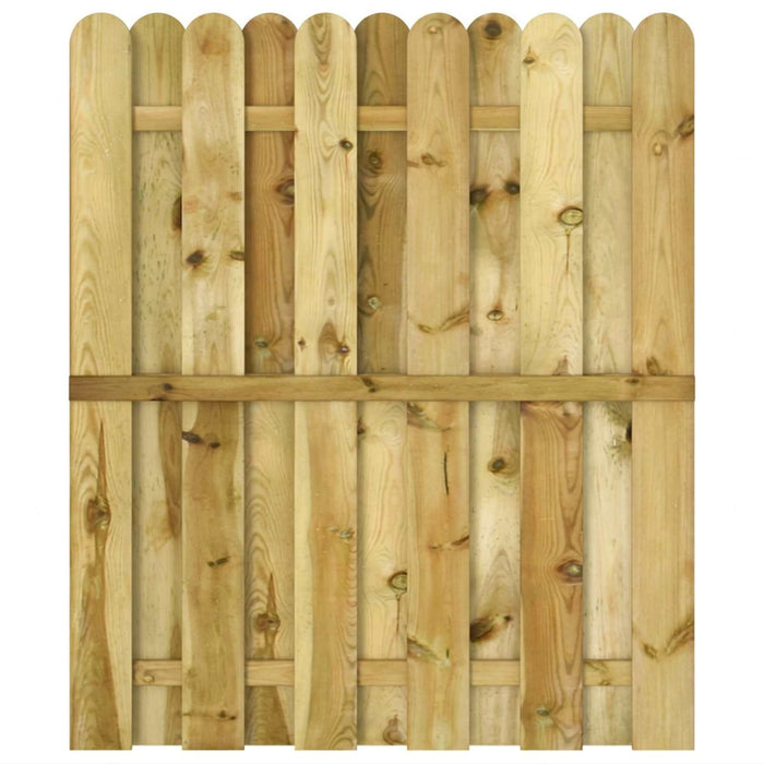 Poartă de grădină 100 x 125 cm Lemn masiv de pin Verde WALTI