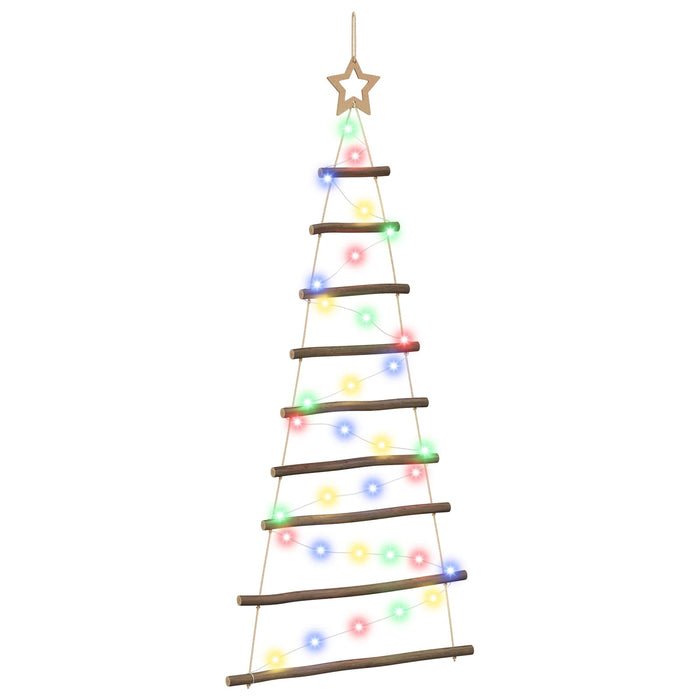Brad de Crăciun suspendat 120 cm 50 LED-uri Multicolor - WALTI WALTI