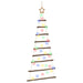 Brad de Crăciun suspendat 120 cm 50 LED-uri Multicolor - WALTI WALTI
