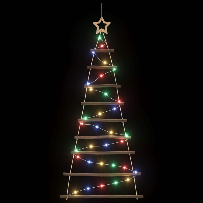 Brad de Crăciun suspendat 120 cm 50 LED-uri Multicolor - WALTI WALTI