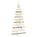Brad de Crăciun suspendat 90 cm 30 LED-uri Multicolor - WALTI WALTI