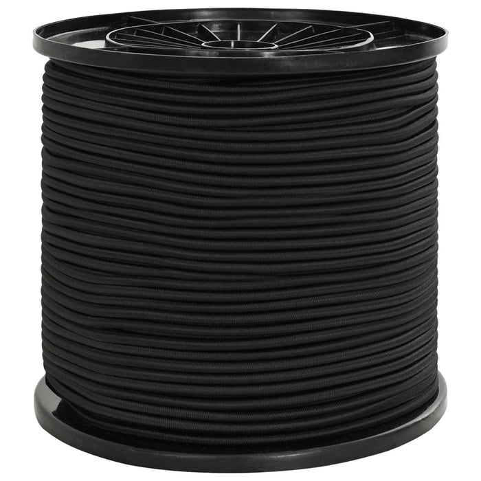Cords bungee 4 mm Negru PP și cauciuc WALTI