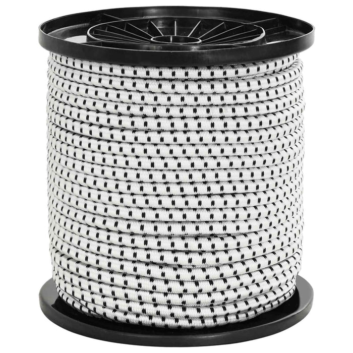 Cords bungee 4 mm Negru și Alb PP și cauciuc WALTI