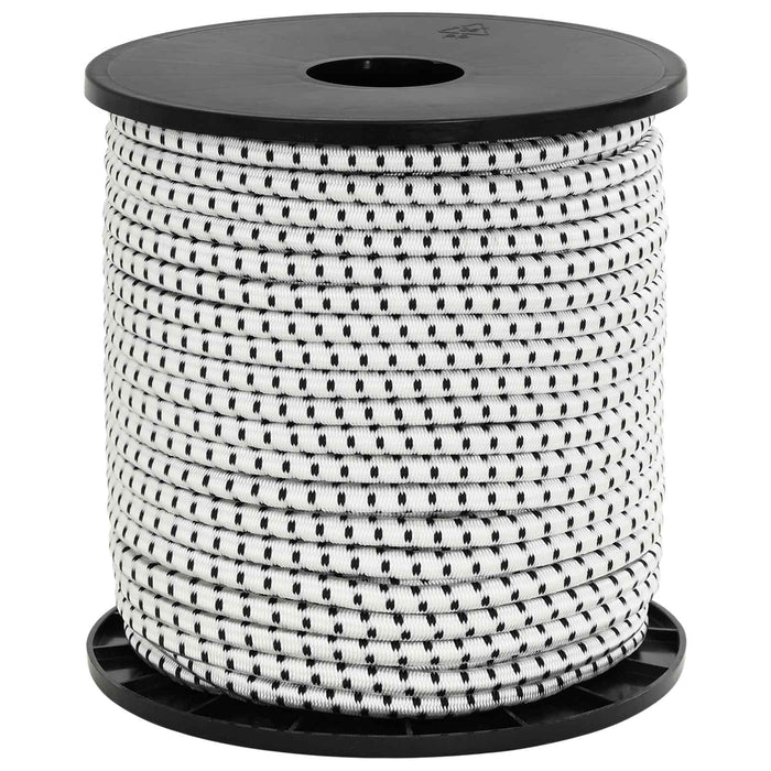 Cords bungee 6 mm Negru și Alb PP și cauciuc WALTI