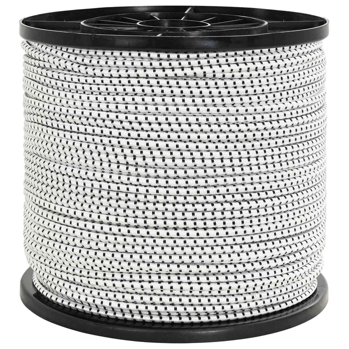 Cords bungee 6 mm Negru și Alb PP și cauciuc WALTI
