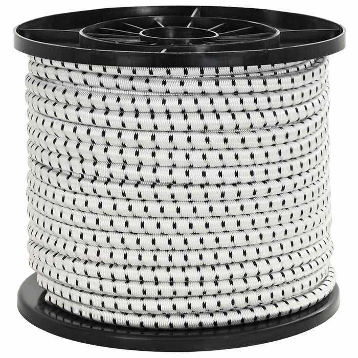 Cords bungee 8 mm Negru și Alb PP și cauciuc WALTI