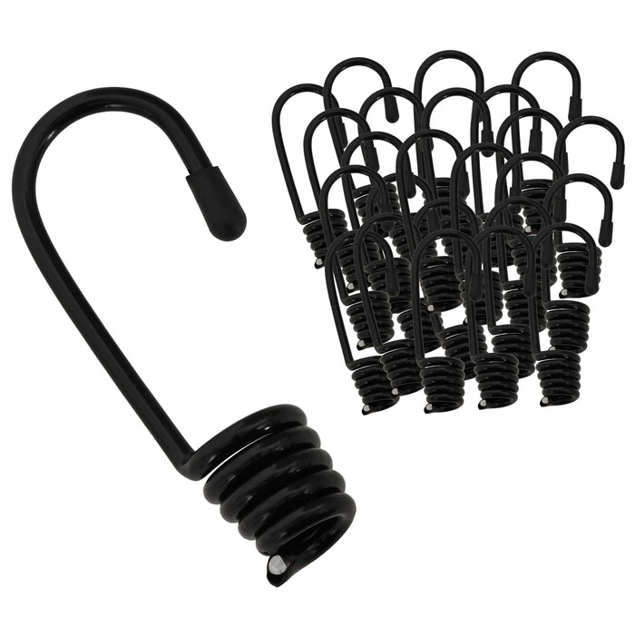 Cârlige 100 buc. Negru 4 mm x 5 cm Oțel WALTI