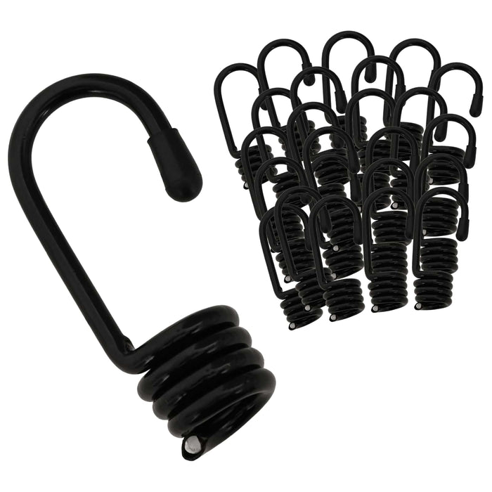 Cârlige 100 buc. Negru 8 mm x 5 cm Oțel WALTI