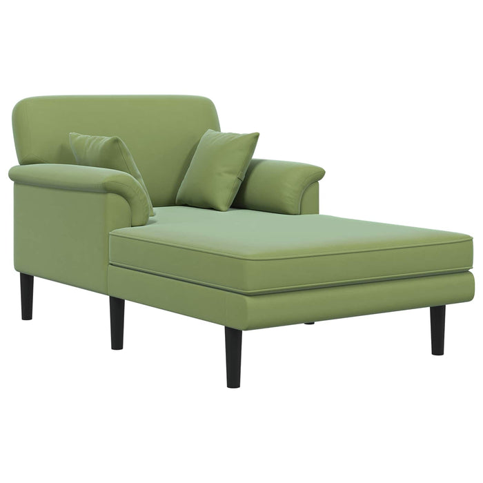 Șezlong Verde deschis Catifea - WALTI WALTI