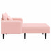 Șezlong supradimensionat Roz Bouclé - WALTI WALTI