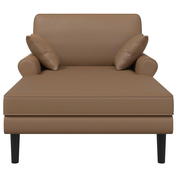 Șezlong Cappuccino Piele artificială WALTI