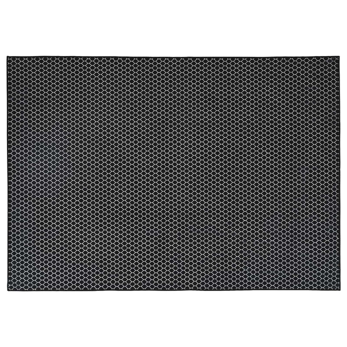 Covor ORIZ Model tip plasă negru 240 x 340 cm 100% Polyester WALTI
