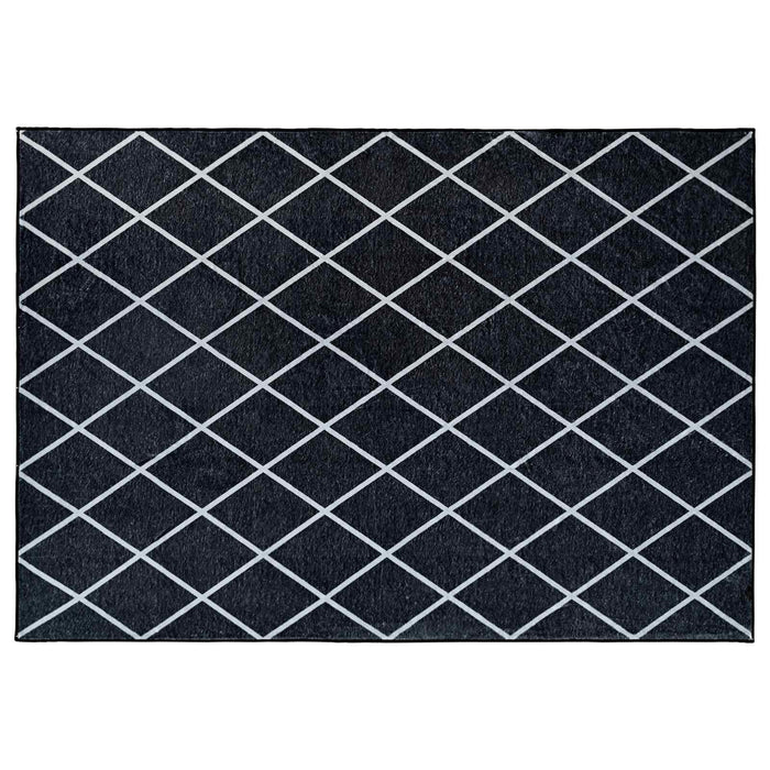 Covor ORIZ Model cu diamante negre 140 x 200 cm 100% Polyester WALTI