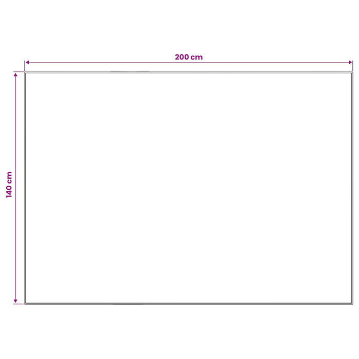 Covor ORIZ Model cu diamante negre 140 x 200 cm 100% Polyester WALTI