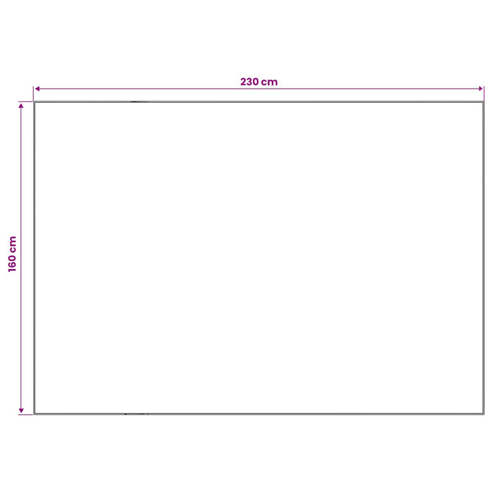 Covor ORIZ Model cu diamante negre 160 x 230 cm 100% Polyester WALTI