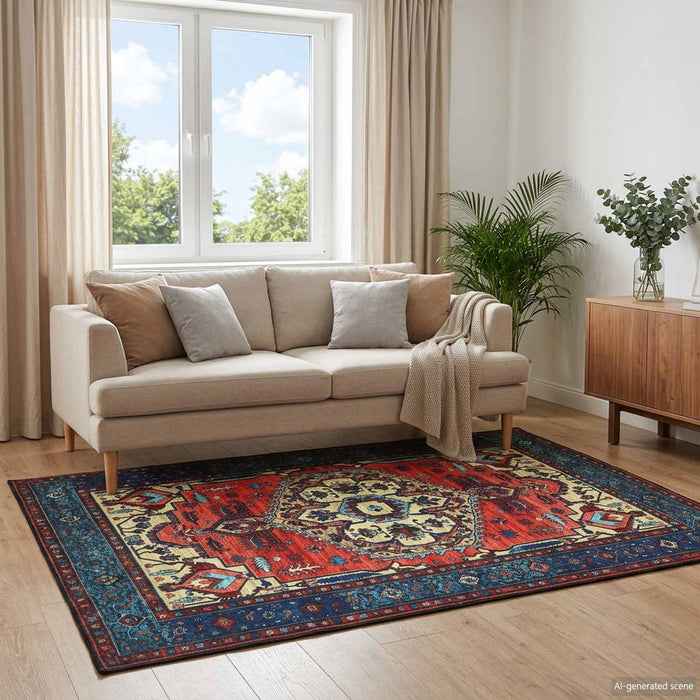 Covor ORIZ Roșu 80 x 150 cm 100% Polyester WALTI