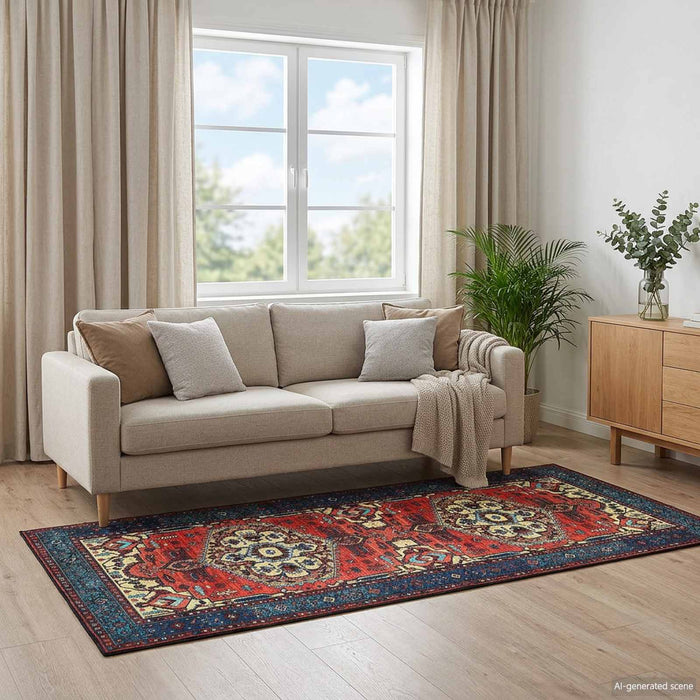 Covor ORIZ Roșu 80 x 200 cm 100% Polyester WALTI