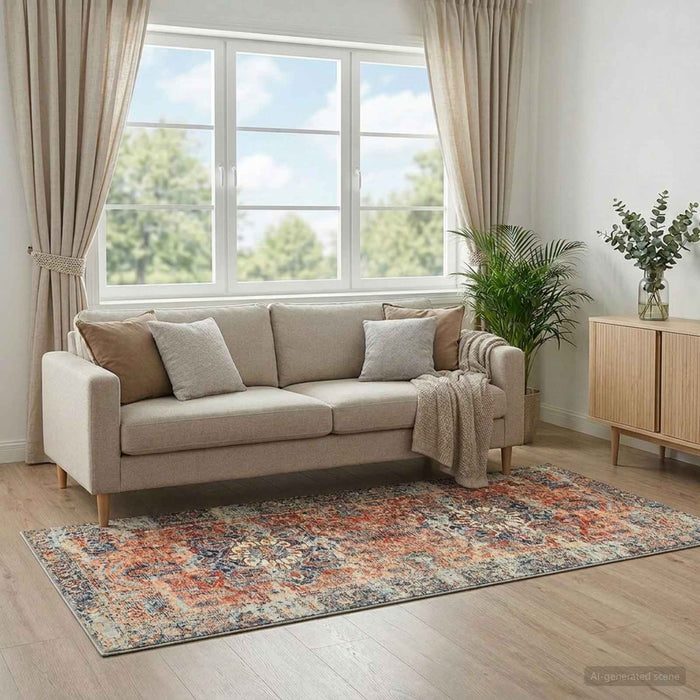 Covor ORIZ Portocaliu 80 x 200 cm 100% Polyester WALTI