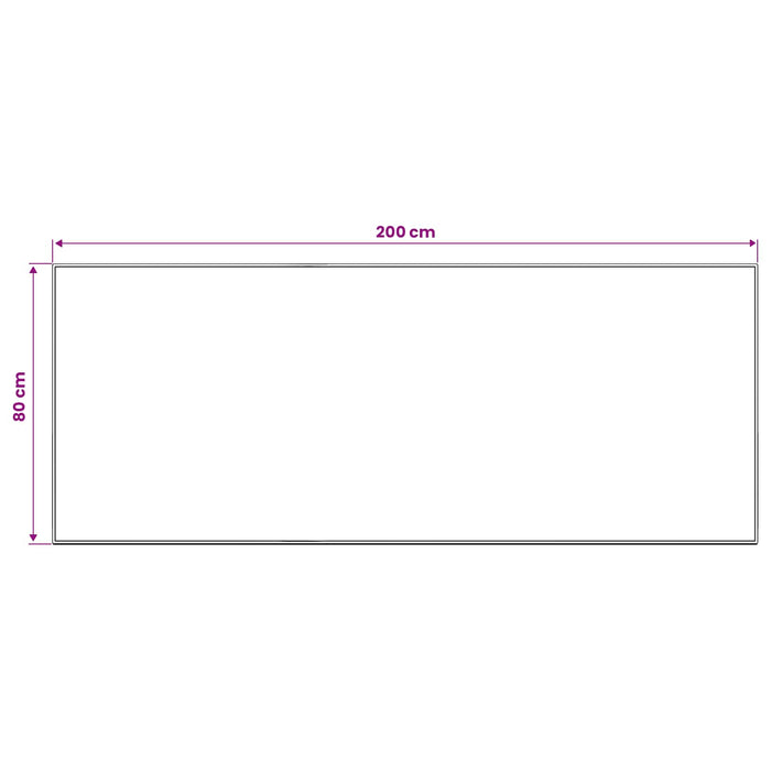 Covor ORIZ Portocaliu 80 x 200 cm 100% Polyester WALTI