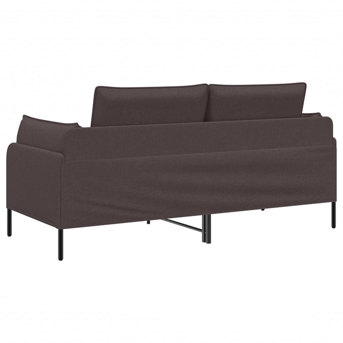 Canapea cu 2 locuri Maro închis 188 x 81 x 89 cm Țesătură WALTI