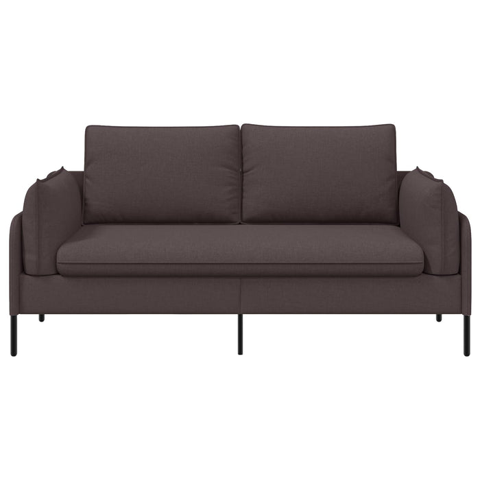 Canapea cu 2 locuri Maro închis 188 x 81 x 89 cm Țesătură WALTI