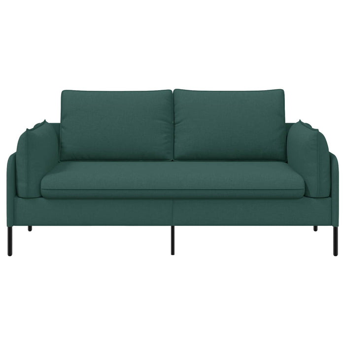 Canapea cu 2 locuri Verde închis 188 x 81 x 89 cm Țesătură WALTI