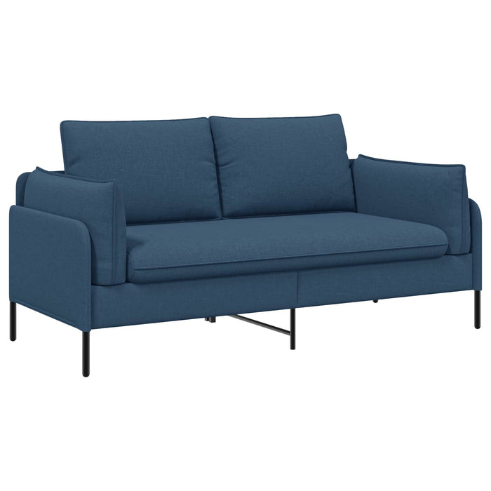 Canapea cu 2 locuri albastru 188 x 81 x 89 cm Țesătură WALTI