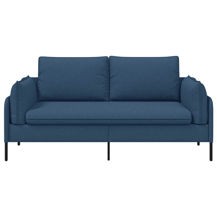 Canapea cu 2 locuri albastru 188 x 81 x 89 cm Țesătură WALTI