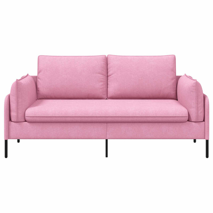 Canapea cu 2 locuri Roz 188 x 81 x 89 cm Țesătură WALTI