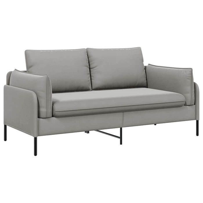 Canapea cu 2 locuri 2-Locuri Gri deschis 188 x 81 x 89 cm WALTI