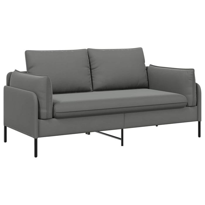 Canapea cu 2 locuri 2-Locuri Gri închis 188 x 81 x 89 cm WALTI