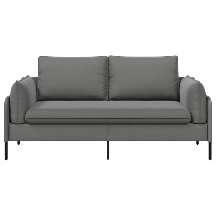 Canapea cu 2 locuri 2-Locuri Gri închis 188 x 81 x 89 cm WALTI